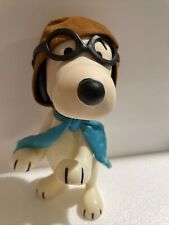Rare 1966 Peanuts Snoopy Dog Aviator Pilot All Original Goggles, Scarf, Cap picture