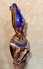 12In Goddess Osiris God of deceased Egyptian Antiques Solid Stone Copper panting picture