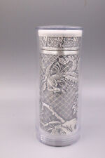 Pure Silver Cup 999 Silver Water Bottle Cup Thermos Cup Men's Tea Cup /70g Gift picture