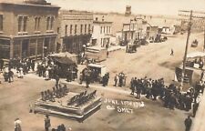 Old Settlers' Day De Smet South Dakota Main Street 1912 Real Photo RPPC picture
