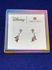 Girls Crew x Disney Winnie The Pooh Piglet Dangle Earrings Set Gold Tone New picture