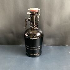 Vintage Snap Close Beer Or Wine Brewer Bottle 13” Tall, 200 CL (about 67 Oz.) picture