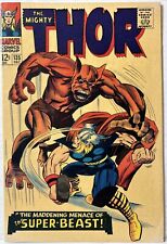 Thor #135 Maddening Menace of Super-Beast Jack Kirby Art Marvel 1966 FN+ picture