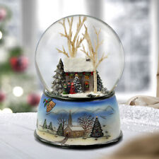 Winter Cottage with Carolers Snow Globe The San Francisco Music Box Company picture