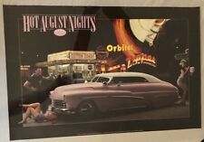 Hot August Nights Official Poster 1993 * Reno Car Show 22 x 28 Vintage Pink Rod picture