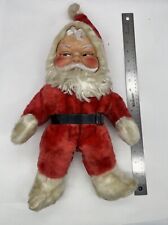 VTG 1950s RUSHTON 18” Santa Claus Christmas Decoration Plush Doll Figure picture
