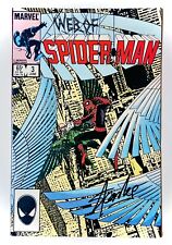 Web of Spider-Man #3 Marvel 1985 Signed By Stan Lee Excellent Condition Rare picture