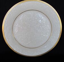 LENOXLARGE  PLATTER WITH EMBOSSED GRAPE LEAVES - 24kt GOLD RIM - EQUISITE picture