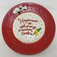 Hallmark Peanuts Snoopy 3D Plate Happiness Is Sharing A Warm Cookie 2010 Recipe picture
