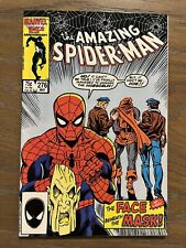 Amazing Spider-Man #276 1986 1st Flash Thompson Hobgoblin Face Reveal Cover VFNM picture