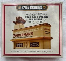 Vintage 1968 Ezra Brooks Zimmerman's Liquor Store Chicago Decanter with Box picture
