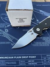 Hinderer s45vn Half Track Bowie Stonewash Triway Knife Non Flipper / Modified picture