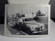 Vintage 3.5x5 Inch Original Black And White Car Photo 1942 California  picture