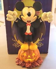 Disney Store Halloween Mickey Mouse Vampire Light Up Figure Dracula Greeter+Box picture