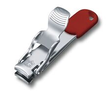 Victorinox Nail Clippers - Folding Stainless Steel Red Grip -Made In Switzerland picture