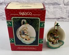 1993 Enesco Christmas Ornament “Not A Creature Was Stirring”  #7 Treasury *MINT* picture