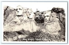 c1940's Mount Rushmore National Memorial RPPC Photo Unposted Vintage Postcard picture