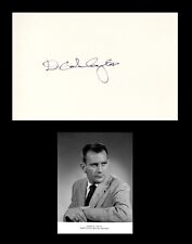 DONALD DEKE SLAYTON Autographed Inscribed Signed Card Mercury NASA Astronaut picture