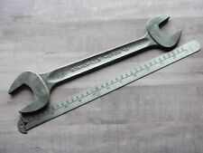 Vintage Stahlwille Motor 10 30mm 36mm Double open end Wrench Germany Chrome picture