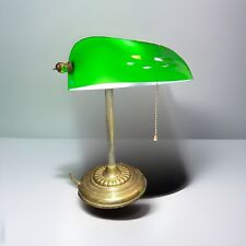 Vintage Green Bankers Desk Lamp UL labs picture