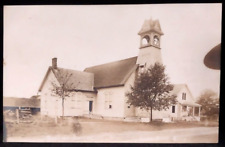 RPPC Cass City Michigan MI Baptist Church early 1900s Unposted Postcard picture