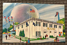 Antique Postcard - Maine Pavilion Expo '67 in Montreal, Quebec, Canada - POSTED picture