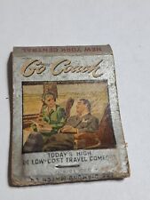 Vtg luxury coach train New York Central System matchbook empty  picture