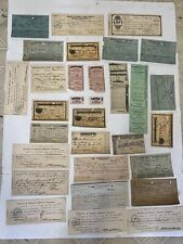 Antique Rare Lot Of Railroad Passes And Papers Early 1900s Late 1800’s Tickets picture