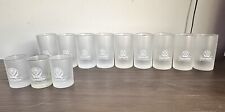 (Set Of 12) JAGERMEISTER Frosted Shot glasses 4 cl And 2 cl ARC / 3 1/2