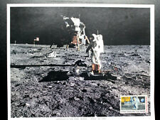 APOLLO 11 NASA PHOTO 10C MAN ON THE MOON STAMP CANCELLED JULY 20 ,1969 ORIGINAL picture