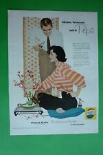 Pepsi Cola Advertising 1 Page 1958 Bottle Make Friends With £££ picture