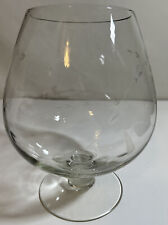 PRINCESS HSE -Heritage-Crystal GIANT Brandy Snifter Etched 8 3/4