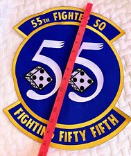 55th EFS SHOOTERS USAF F-16 FALCON Wild Weasel Fighter Squadron Patch picture