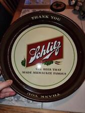1954 SCHLITZ BEER TRAY THE BEER THAT MADE MILWAUKEE FAMOUS EXC  picture