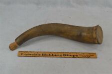 antique powder horn musket/gun  13 in. colonial reenactment original 18th 19th c picture