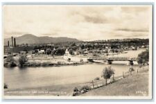 c1940's Birds Eye View Mount Orford Magog Quebec Canada RPPC Photo Postcard picture