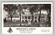 Rhinebeck NY-New York, Beekman Arms House, Antique, Vintage Postcard picture