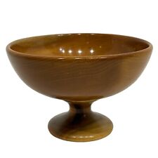 Vtg Myrtlewood Pedestal Bowl Dish 5.75”x 4” Ralph Bailey & Co Bend Oregon MCM picture