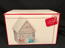 Lenox Balsam Lane Cabin Cookie Jar Near Mint Condition Box has Wear picture