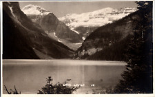 Vintage RPPC Lake Louise Banff National Park Canada Postcard Rockies Glacier  picture