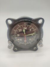 RARE 129-ChS 55M Russian USSR Military AirForce Aircraft Cockpit Clock Achs-1 picture