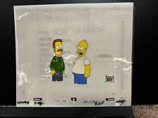The Simpsons Homer Simpson Tv Production Cel ORIGINAL 20th Century Fox Seal COA picture