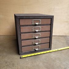 Vintage KENNEDY 5 Drawer Metal Parts Tool Organizer Storage Cabinet Box picture