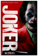 The Joker - Joaquin Phoenix, DeNiro Classic movie mini poster style type MAGNET picture