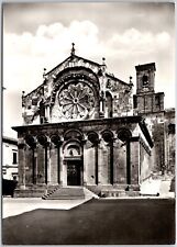 Troy Basilica Cathedral (XII Century) National Monument Real Photo RPPC Postcard picture