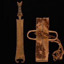 African Tikar Sword from Cameroon with Scabbard 57 vintage picture