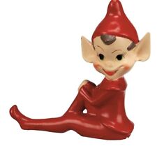 New Primitives By Kathy Girl Vintage  Elf Christmas Figure 4.5” picture