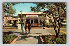 Universal City Studios CA-California, Welcome Mat, Entrance, Vintage Postcard picture