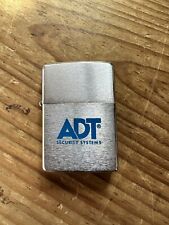 Zippo Lighter 1976 ADT Security Brushed Finish Unused picture