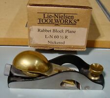 Lie-Nielson Toolworks Number 60-1/2 Rabbet Block Plane With Nickered picture
